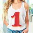 タイポグラフィ 第1番 数字 1 タンクトップ