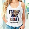 トランプはすべてについて正しかった-トランプ・キス・フラッグ タンクトップ