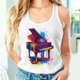 ピアノ ティー 楽器 ピアノ 長袖tシャツ タンクトップ