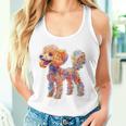 プードル 犬 モチーフ ペット イラスト プードル タンクトップ