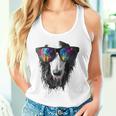 ボルゾイ 犬 モチーフ ペット イラスト サングラス ボルゾイ タンクトップ