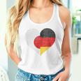日本 ドイツ 国旗 ハート サッカー タンクトップ