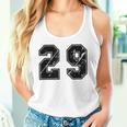 背番号 29 チーム短大スポーツ背番号付きユニフォーム タンクトップ