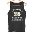 25 Years Of Marriage For ギフト 結婚25周年記念 タンクトップ