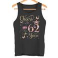62歳、62歳の女王の誕生日、62歳の誕生日に乾杯。 タンクトップ