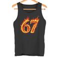 67 Fireixeven Meme Flames スラング 数字 面白い キッズ ティーン 長袖tシャツ タンクトップ