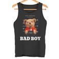 Bad Boy Teddy Bear Graphic tyle Fun タンクトップ