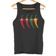 Cayenne Pepper Hot -Colorful Chili Spicy Food Lovers Tank Top