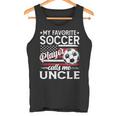 My Favorite Soccer Player Calls Me Uncle US Flag Tank Top
