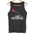 I Have Potential おもしろサイエンス物理ポテンシャルエネルギーギフト タンクトップ