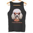I Havetandardsファニースタンダードプードル愛好家デザイン タンクトップ