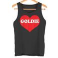 I Heart Goldie I Love Goldie カスタマイズ可 タンクトップ
