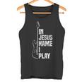 In Jesus Name I Play ギター クリスチャン ギタープレーヤー タンクトップ