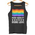 Lgbt More Equality More Lovetシャツ Lgbtq ゲイ レズビアン Lgbt タンクトップ