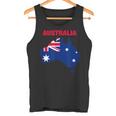 I Love Australia Enjoy Wear Australia Flag Graphic Cool タンクトップ