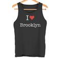 I Love Brooklyn With Heart ミニマリスト シンプル グラフィック タンクトップ
