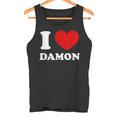 I Love Damon I Heart Damon 面白い名前 Damon タンクトップ