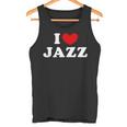 I Love Jazz 私は愛する Jazz タンクトップ