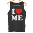 I Love Me シャツ Y2k ジョーク I Heart Me Love Myself Maine タンクトップ