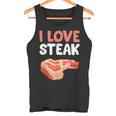 I Loveteak おもしろステーキ バーベキューグリルステーキ タンクトップ