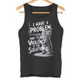 Problem Cat I Have A Problem Edgy Cat タンクトップ