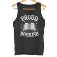 Proud Bookish Open Book Reading愛好家。 タンクトップ