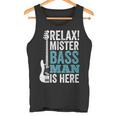 Relax Mister Bass Man Is Here ベースギター 楽器 ベーシスト タンクトップ
