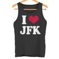 Retrointage I Heart Jfk John F Kennedy タンクトップ