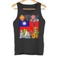 Taiwan Flag Taiwanese Roots Taiwan Heritage Proud Taiwanese Tank Top