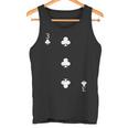 Three 3 Of Clubs トランプ ポーカーカード ブラックジャックカード タンクトップ