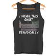 I Wear This Periodically 面白いサイエンスtシャツ タンクトップ