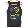 World Downyndrome Day Upport And Awareness 321 タンクトップ
