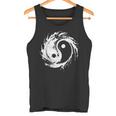 Ying Yang Flowtate 瞑想 水彩画 太極拳 メンズ レディース タンクトップ