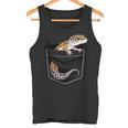 かわいいヒョウゲッコ トカゲ爬虫類 ヒョウ ヤモリのお父さん用 長袖tシャツ タンクトップ
