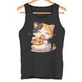 わがまま猫 ピザねこ ラーメン好き かわいい おもしろ マンガ タンクトップ
