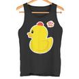 アヒル隊長ビッグプリント（横向き） タンクトップ