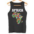 アフリカtシャツ 誇り高きアフリカ国旗大陸愛 タンクトップ