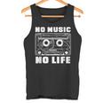 カセット No Music No Life Music Lover タンクトップ