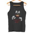 カートゥーン キャット 不気味なホラー トリック・オア・トリート 長袖tシャツ タンクトップ