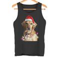 クリスマス ゴールデンレトリバー クリスマス ドッグツリー サンタハット リトリーバー 長袖tシャツ タンクトップ