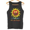 クレイジー クレイジー 面白い ひまわり タンクトップ