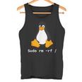 コンピューター -Udo Rm -Rf Tux Linux ペンギン プログラマー タンクトップ
