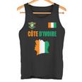 コートジボワール国旗 コートジボワール地図 タンクトップ
