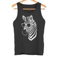 サングラス付きゼブラ おもしろゼブラ タンクトップ