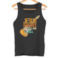 ジーザス・イズ・マイ・ロック・アンド・ザット・イズ・ハウ・アイ・ロール クリスチャン タンクトップ