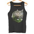 スイカ猫ミーム タンクトップ