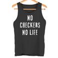 チェッカーズ プレイヤー ボードゲーム愛好家 タンクトップ