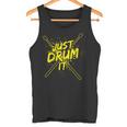 ドラムドラマーのドラマーミュージシャン衣装ドラマー タンクトップ