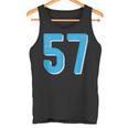 ナンバー 57 スポーツブルーナンバー タンクトップ