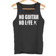 ノーギターノーライフ ギター好き ギター エレキギター ポップ音楽 ロック音楽 軽音部 バンド タンクトップ